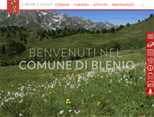 Tablet Screenshot of comuneblenio.ch
